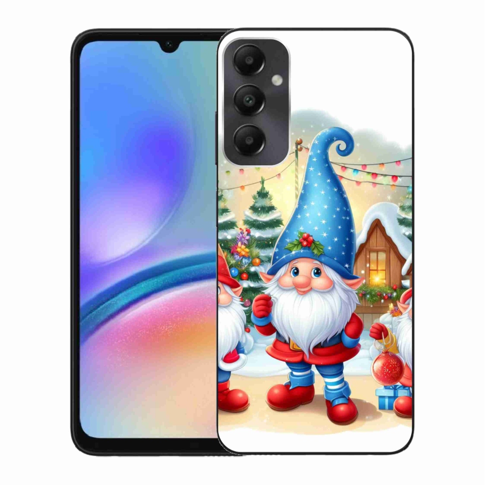 Gelový kryt mmCase na Samsung Galaxy A05s - vánoční skřítci