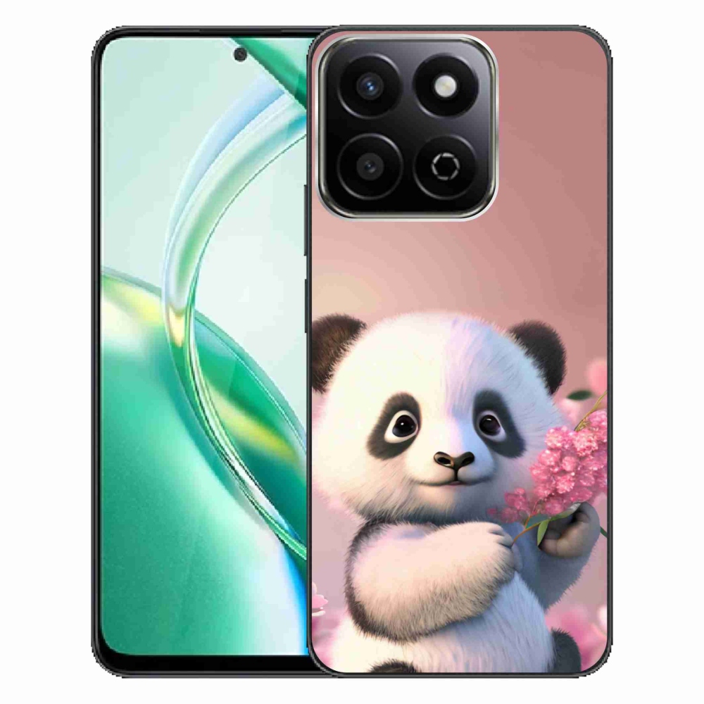 Gelový kryt mmCase na Honor 200 Smart 5G - roztomilá panda
