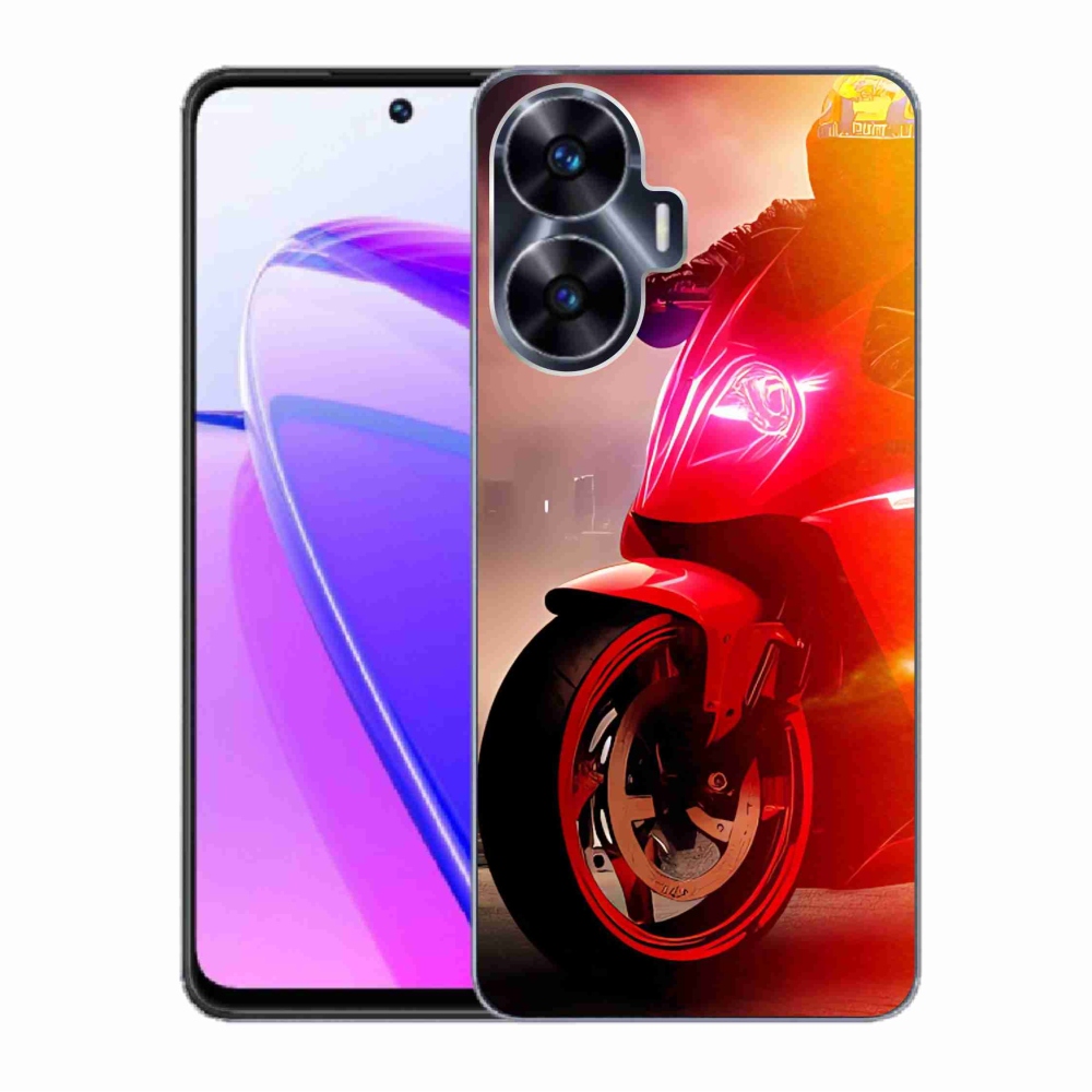 Gelový kryt mmCase na Realme C55 - motorka