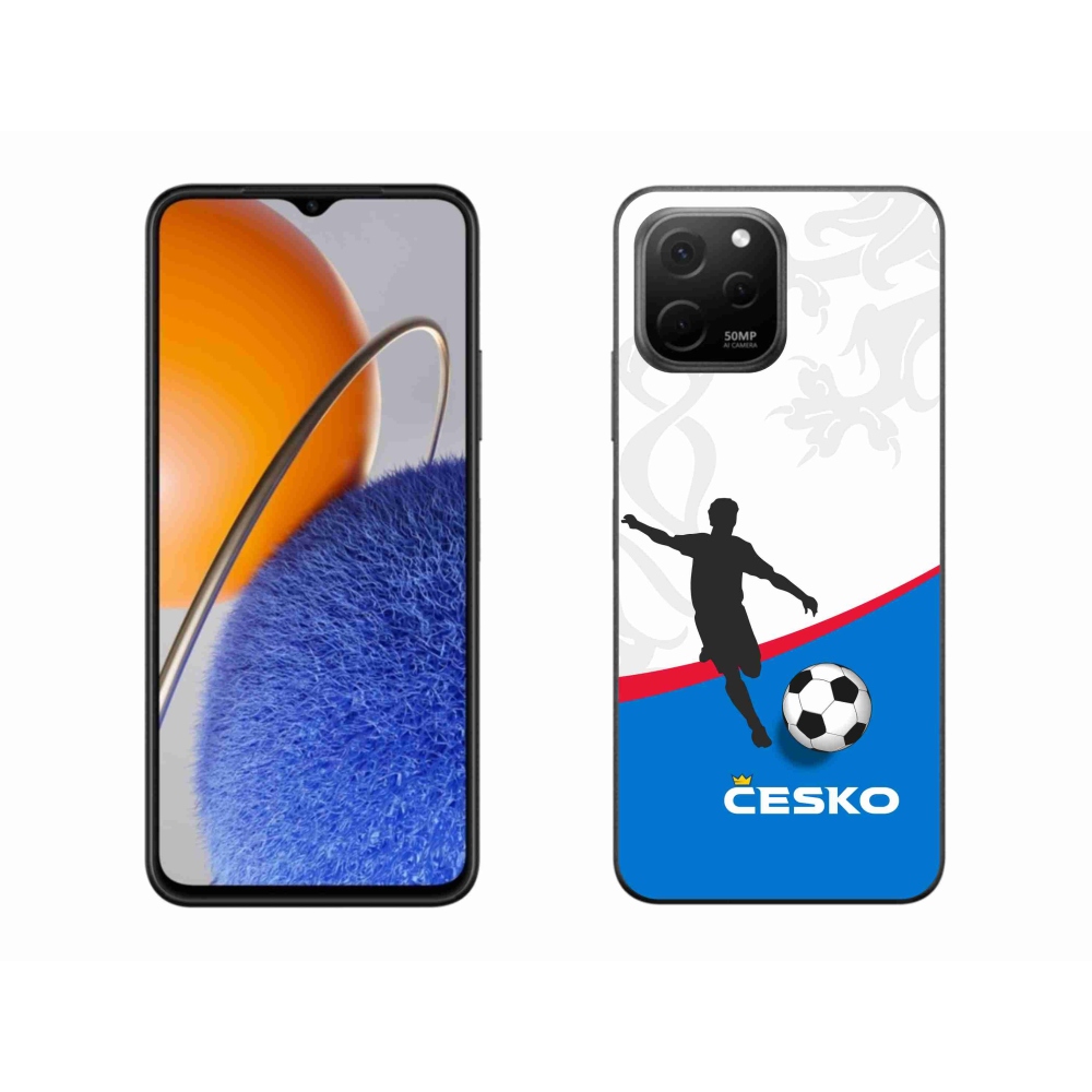 Gelový kryt mmCase na Huawei Nova Y61 - fotbal Česko 1