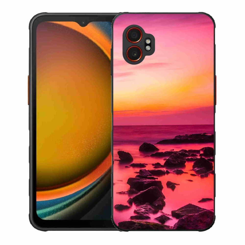 Gelový kryt mmCase na Samsung Galaxy Xcover 7 Pro - moře a záře