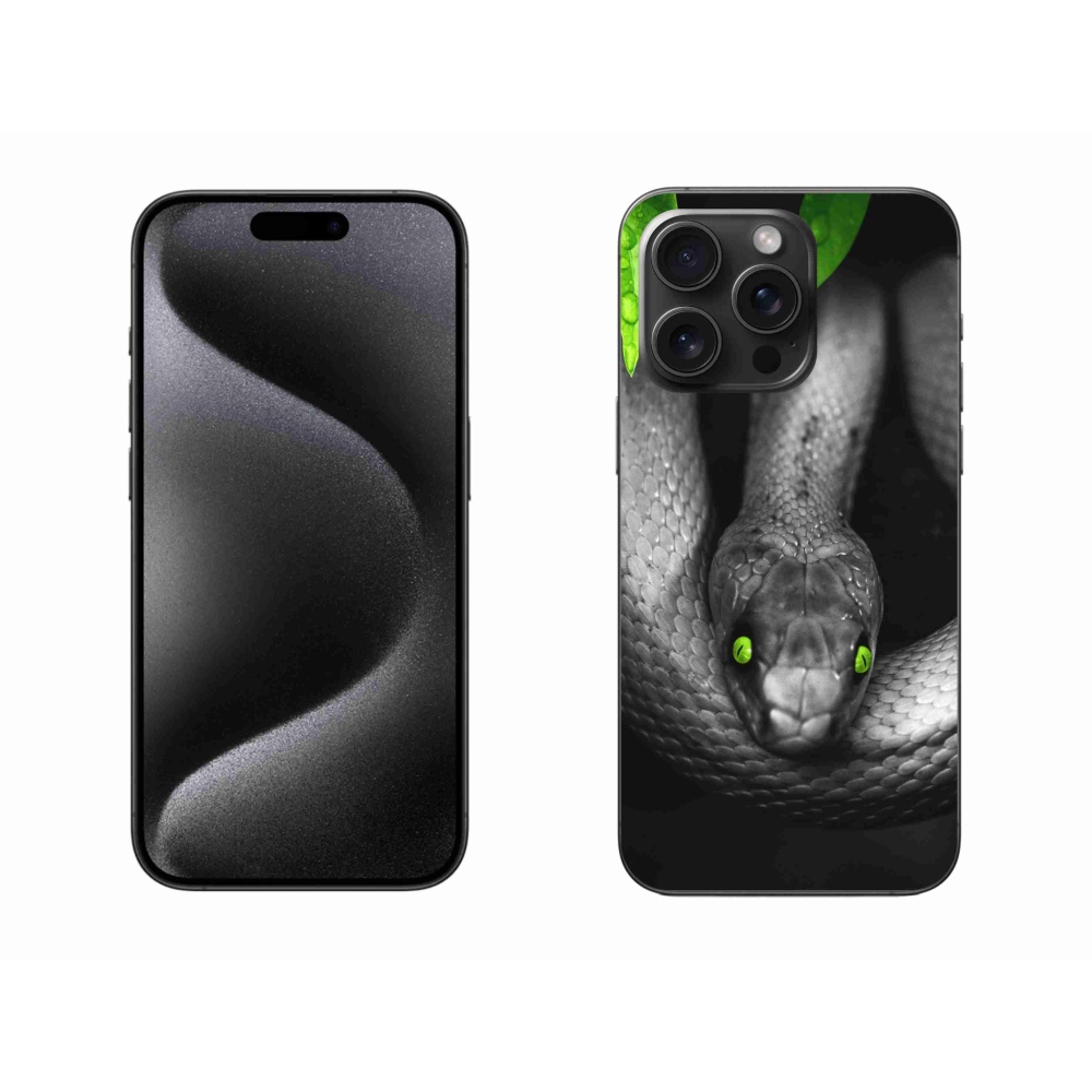 Gelový kryt mmCase na iPhone 15 Pro Max - had