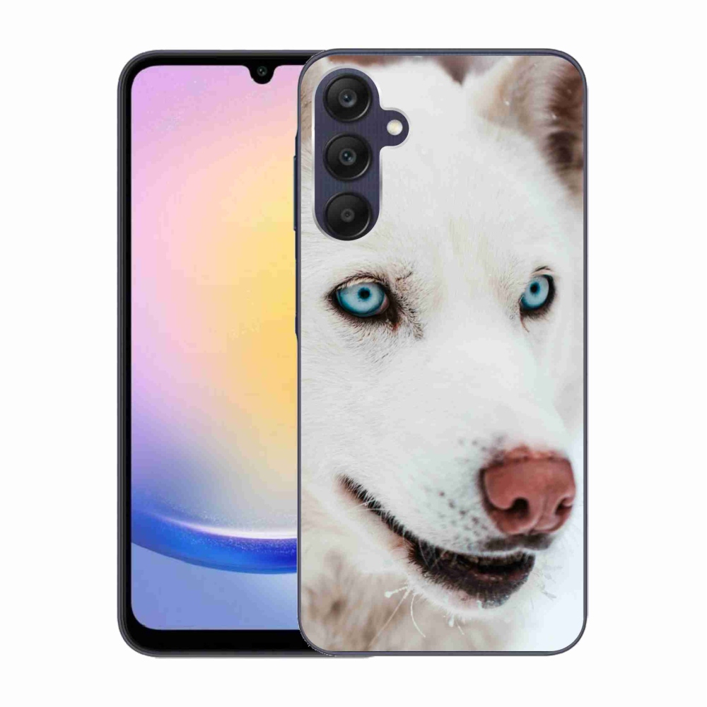 Gelový obal mmCase na Samsung Galaxy A25 5G - psí pohled