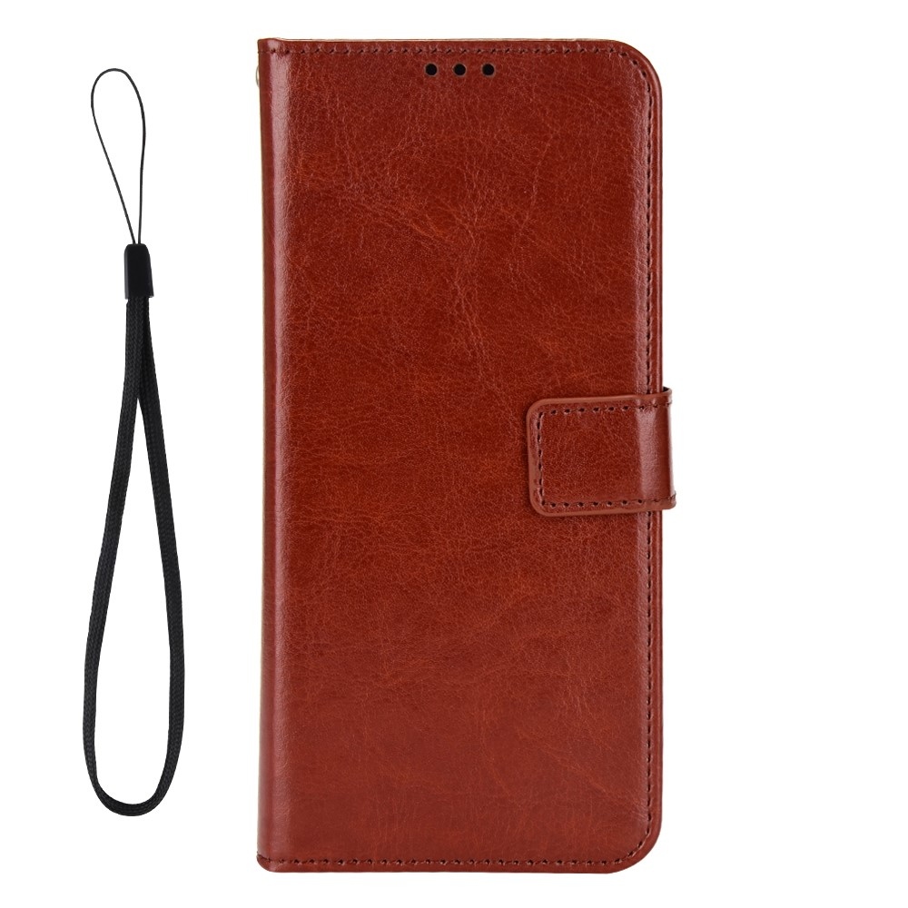 Horse knížkové pouzdro na Xiaomi Redmi 12 4G/5G - hnědé