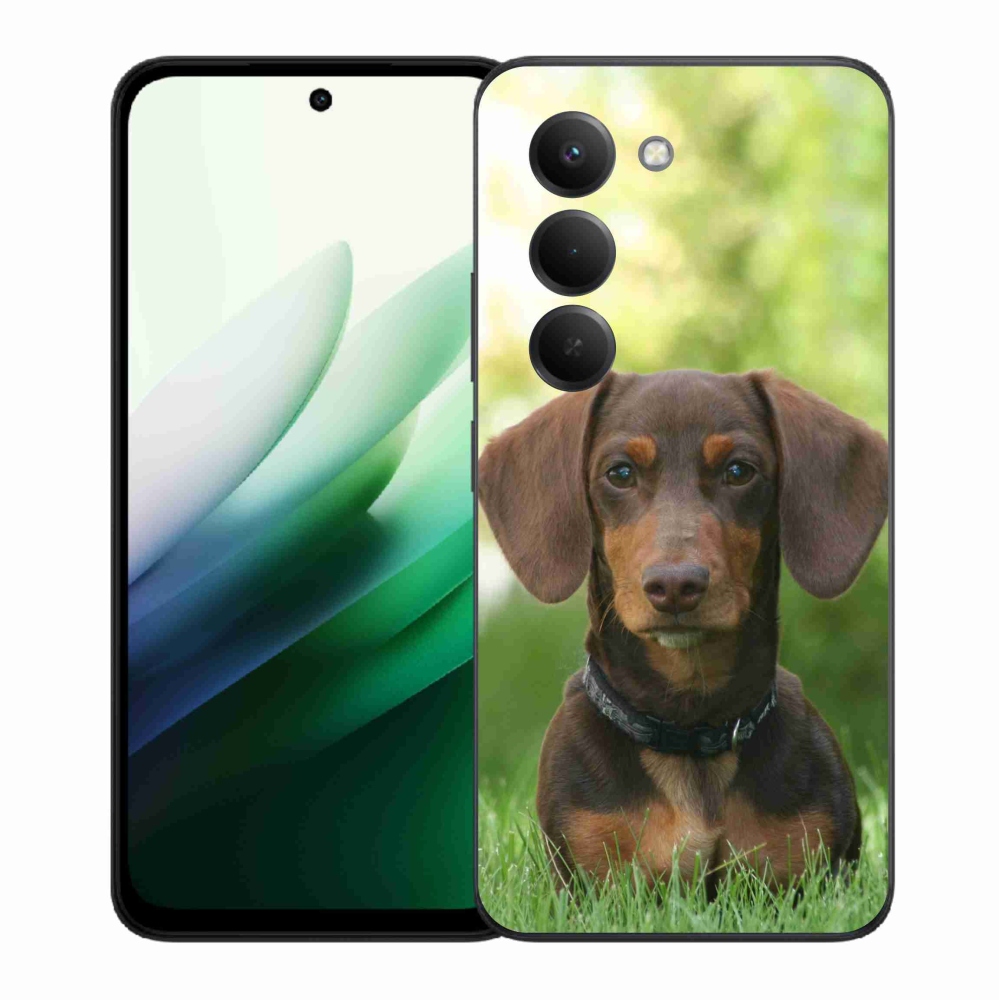 Gelový kryt mmCase na Xiaomi Redmi 15 5G (169mm) - hnědý jezevčík