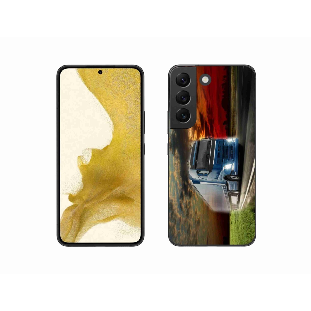 Gelový kryt mmCase na Samsung Galaxy S22 5G - kamion 4
