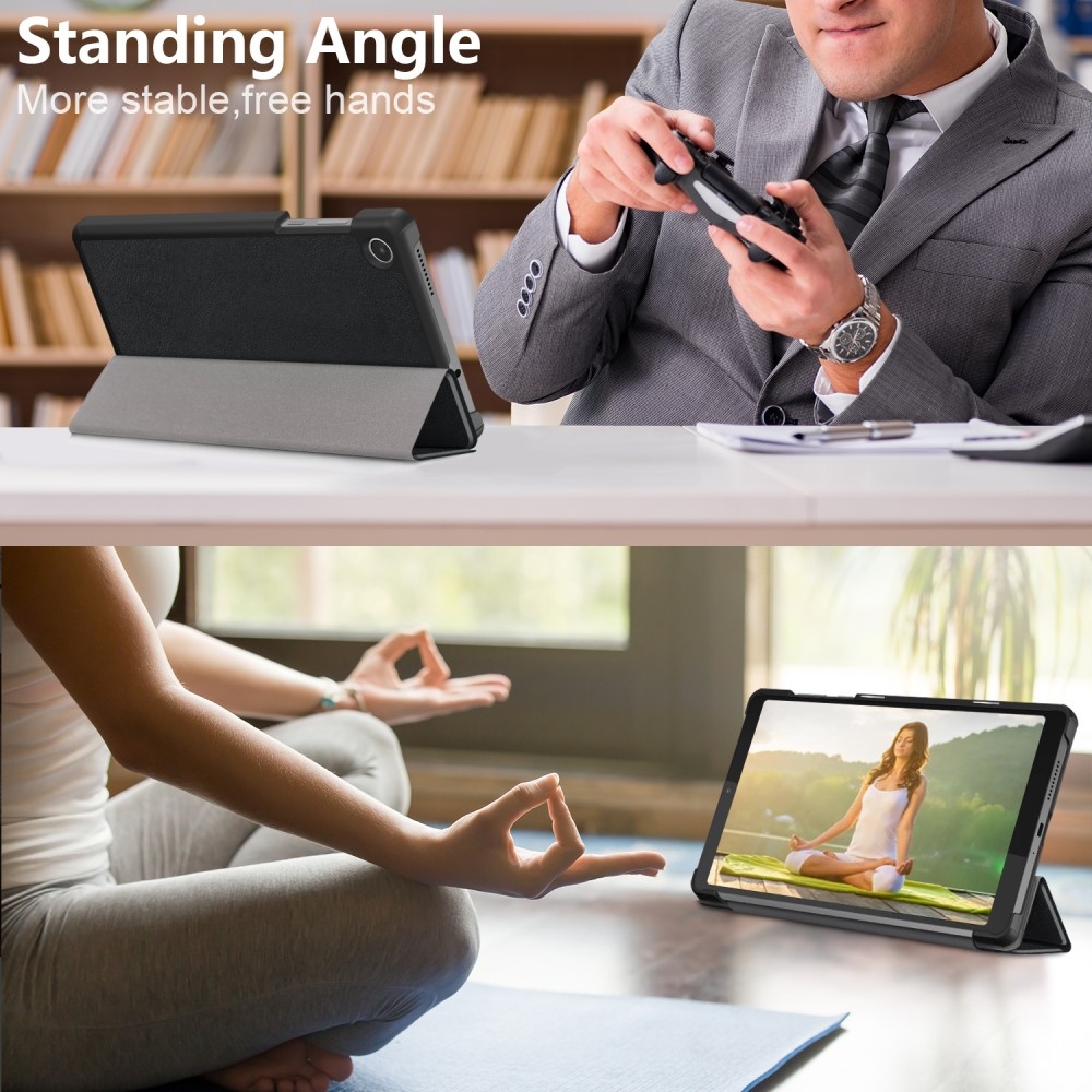 Stand zavírací pouzdro na Lenovo Tab M8 4. Gen (2024) - černé