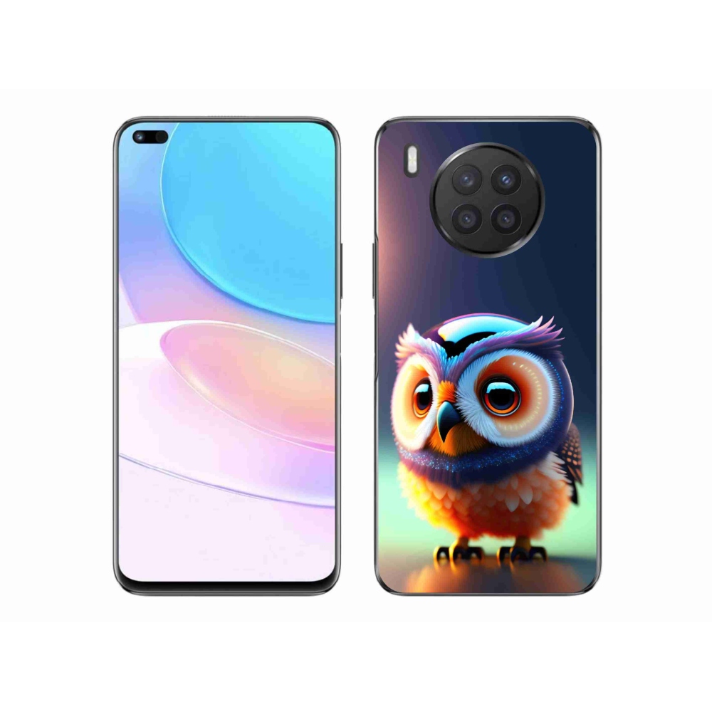 Gelový kryt mmCase na Huawei Nova 8i - sovička