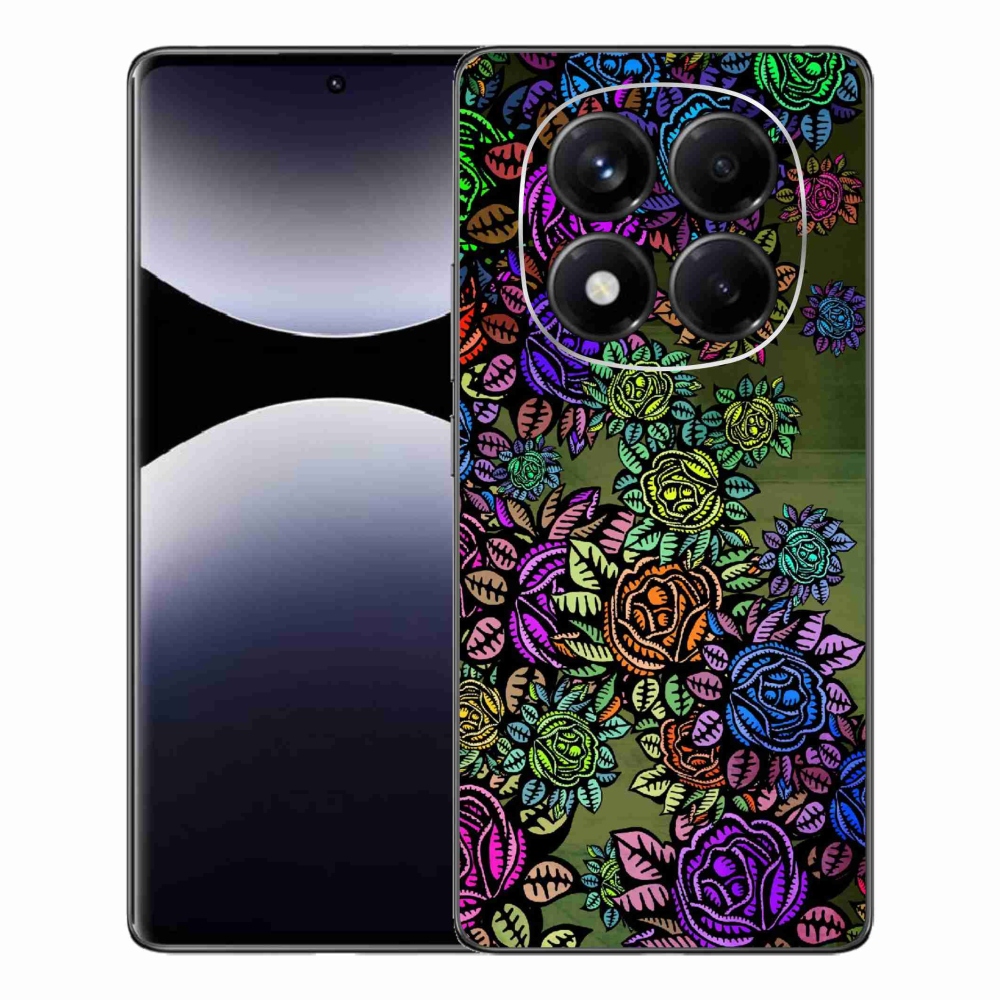 Gelový kryt mmCase na Xiaomi Redmi Note 14 Pro - květiny 6