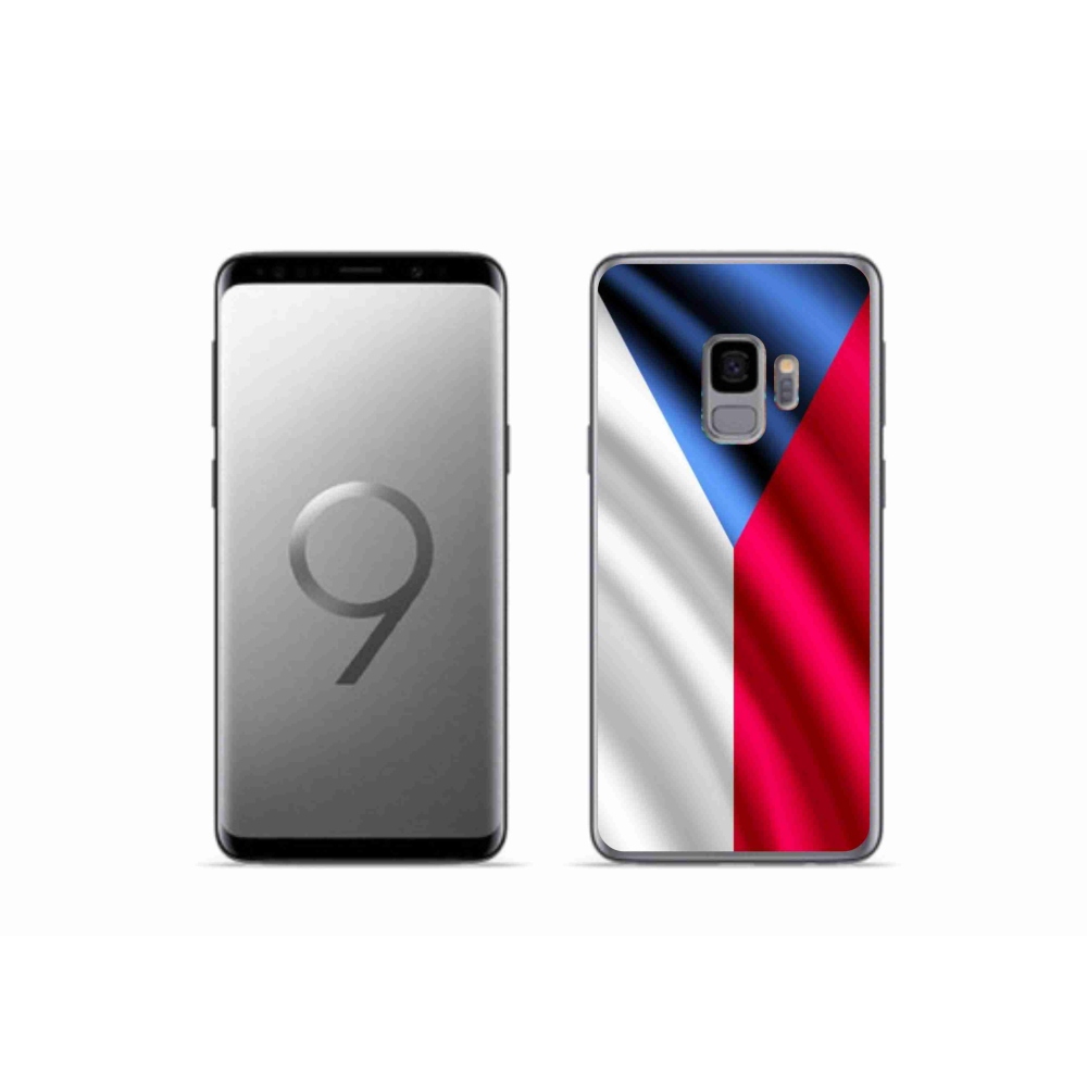 Gelový kryt mmCase na mobil Samsung Galaxy S9 - česká vlajka