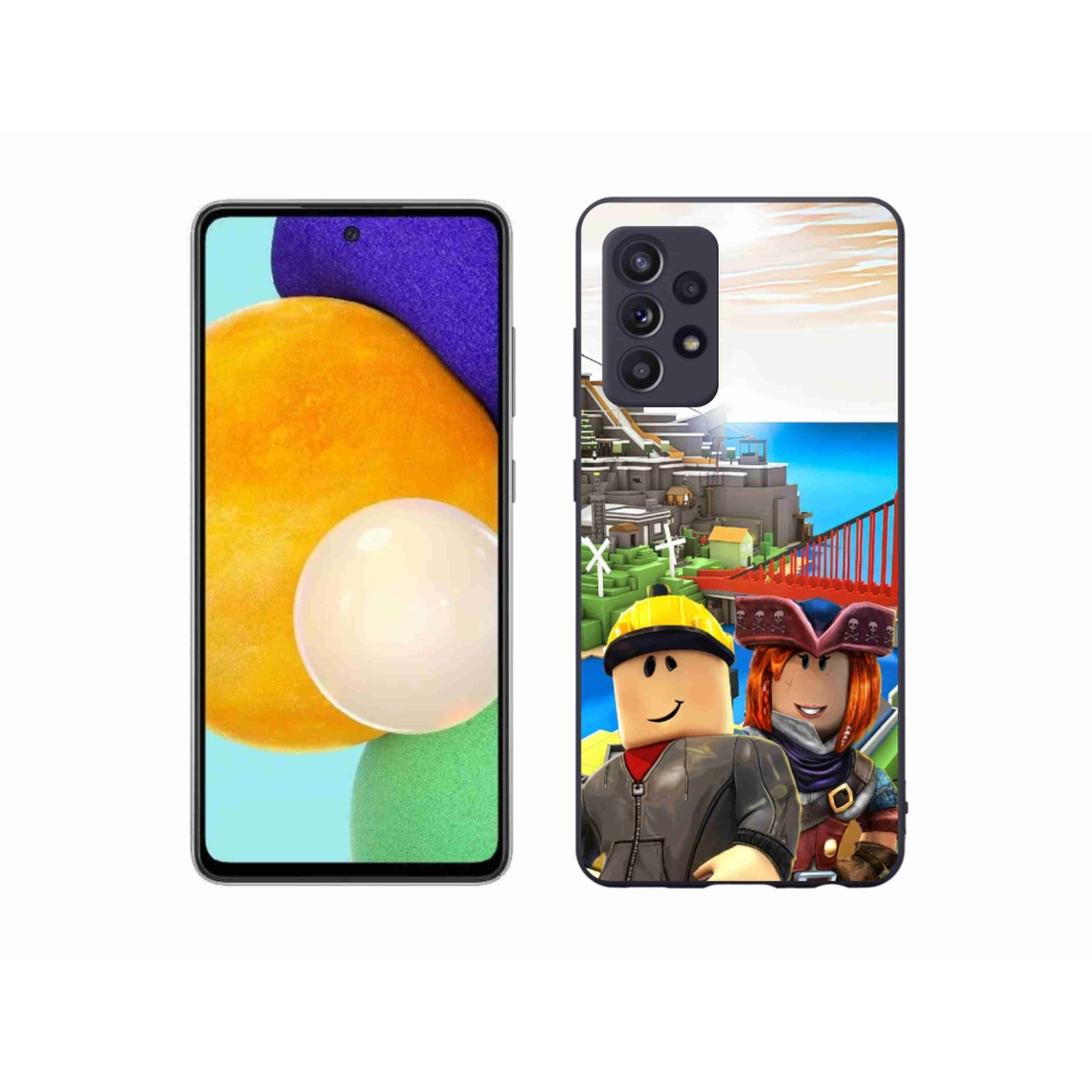 Gelový kryt mmCase na Samsung Galaxy A52s 5G - roblox 1