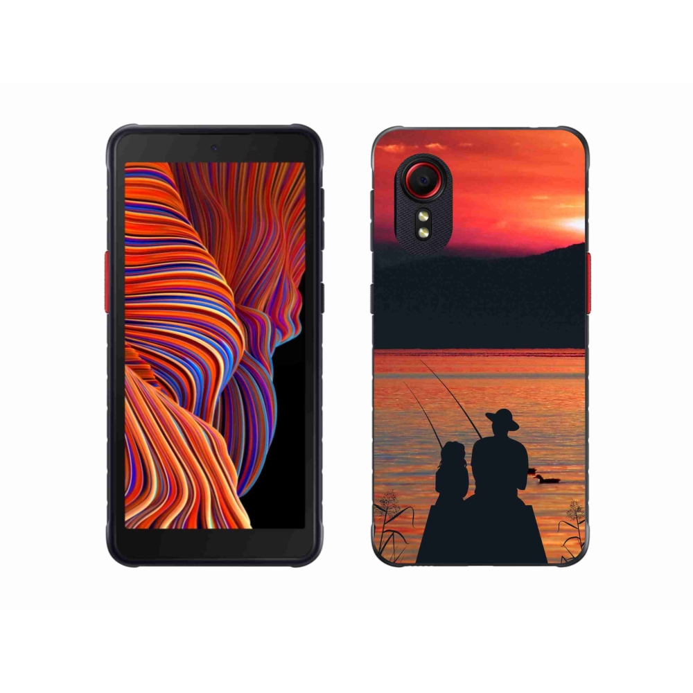 Gelový kryt mmCase na Samsung Galaxy Xcover 5 - rybaření 3