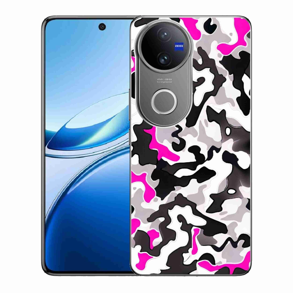 Gelový kryt mmCase na Vivo V50 5G - maskáčový vzor 5
