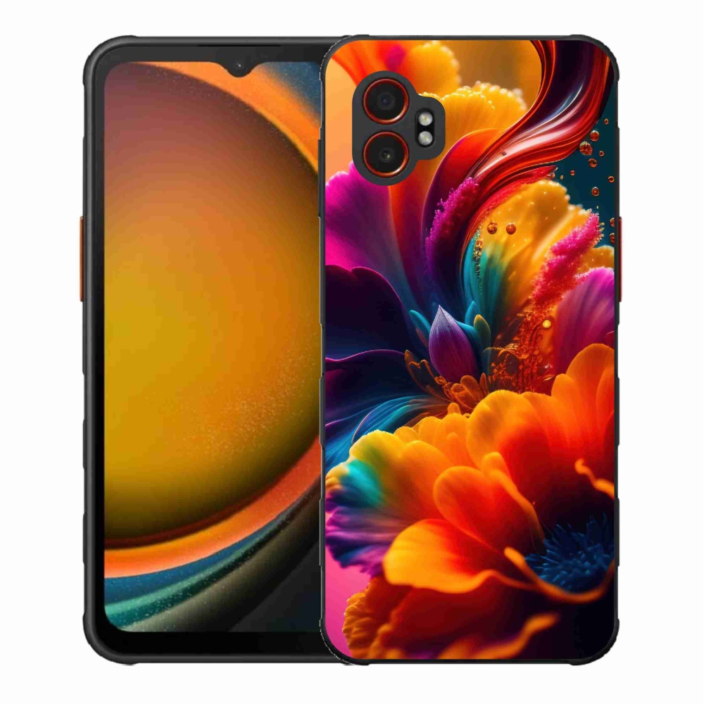 Gelový kryt mmCase na Samsung Galaxy Xcover 7 Pro - abstraktní motiv 2