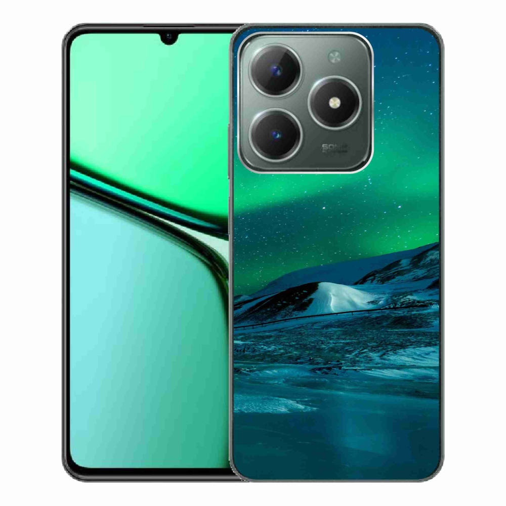 Gelový kryt mmCase na Realme C61 - polární záře