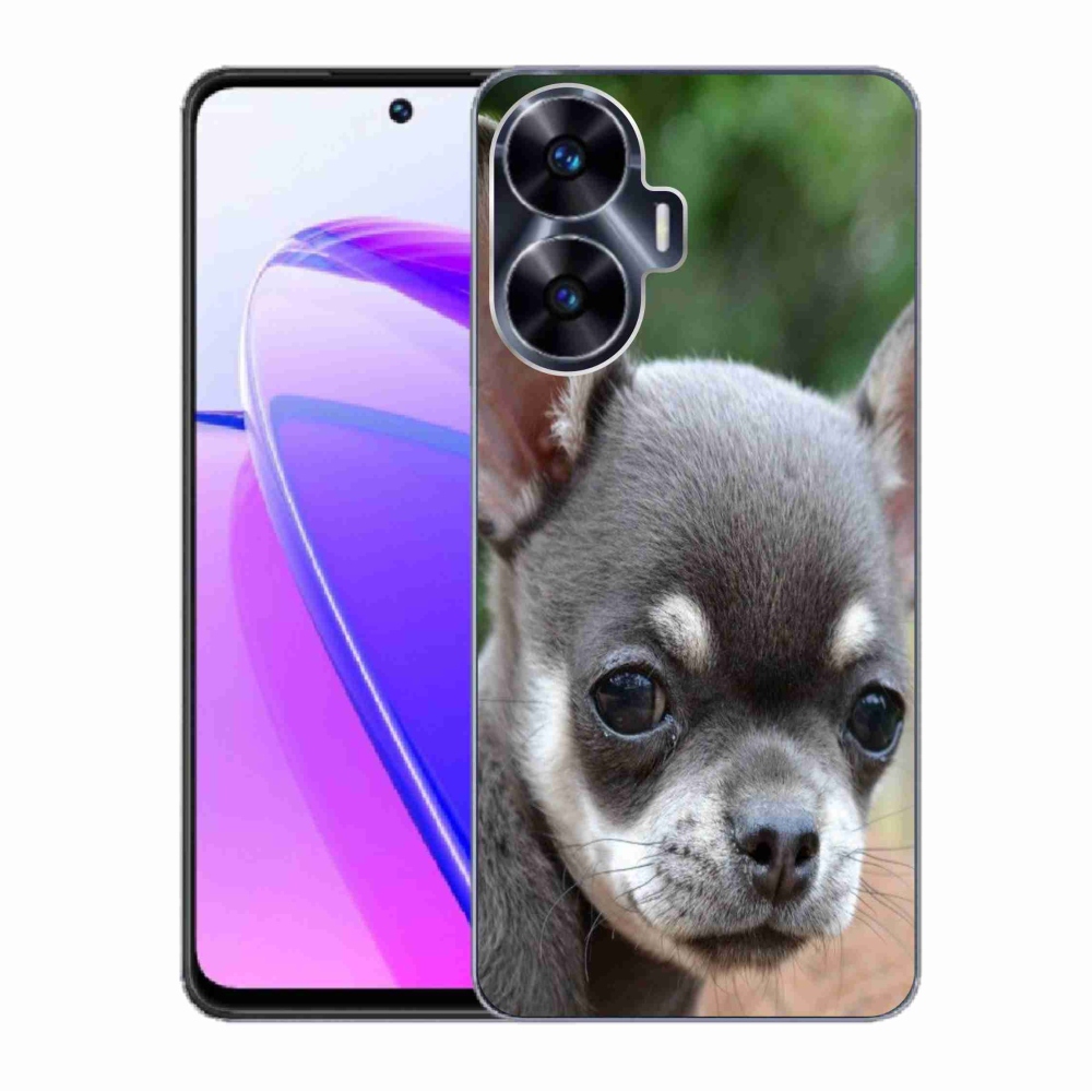 Gelový obal mmCase na Realme C55 - čivava
