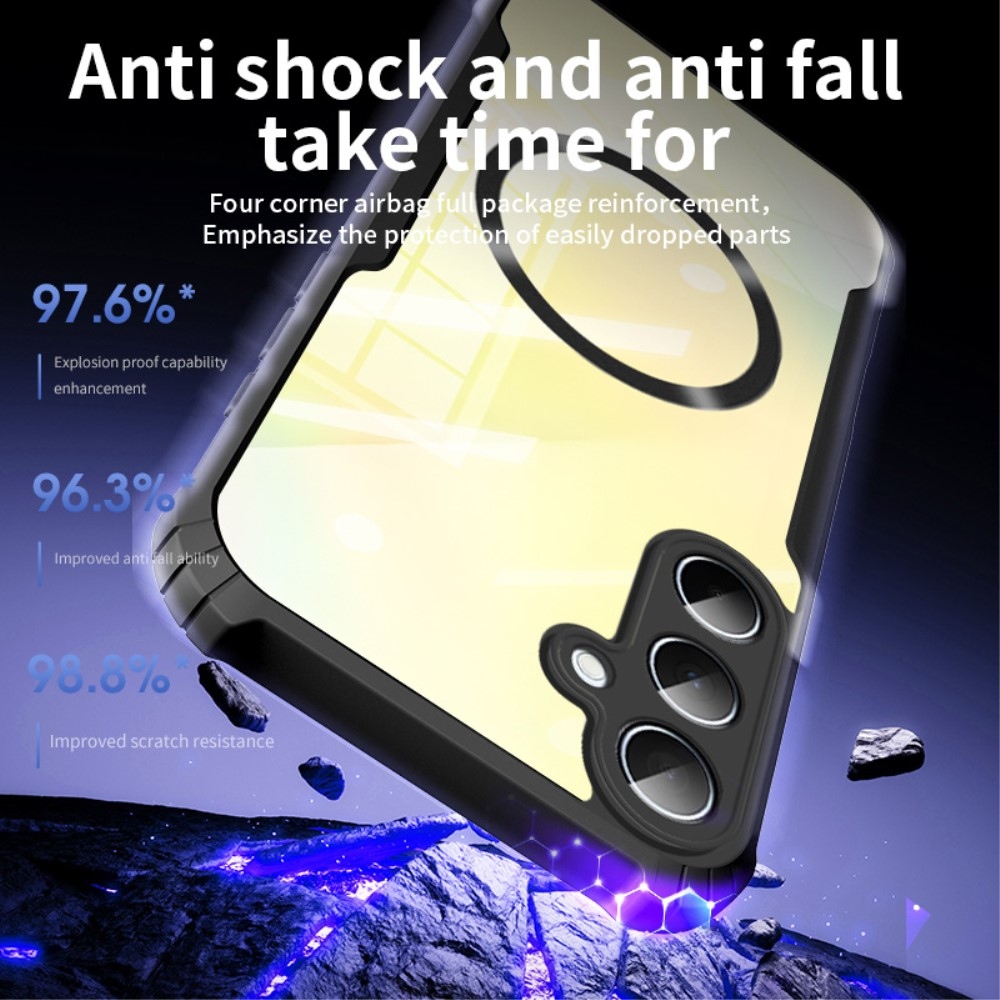 Rein odolný kryt s podporou MagSafe na Samsung Galaxy A26 5G - černý