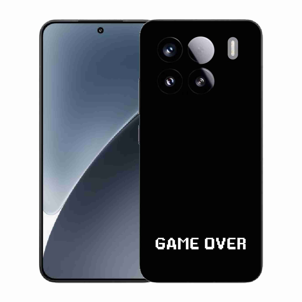 Gelový kryt mmCase na Xiaomi 15 - game over černé pozadí