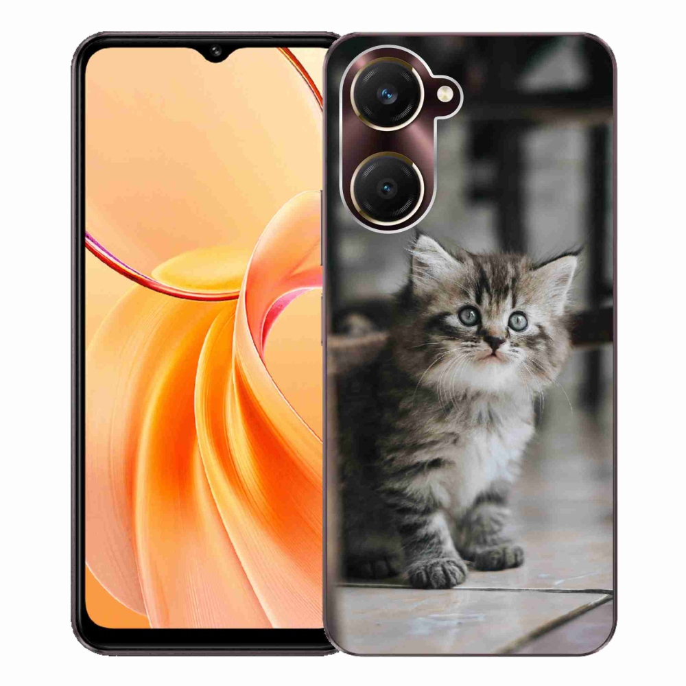 Gelový kryt mmCase na Vivo Y28s 5G - koťátko