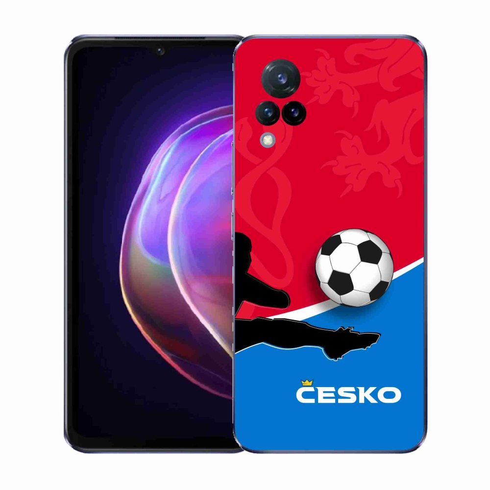 Gelový kryt mmCase na Vivo V21 4G/5G - fotbal Česko 2