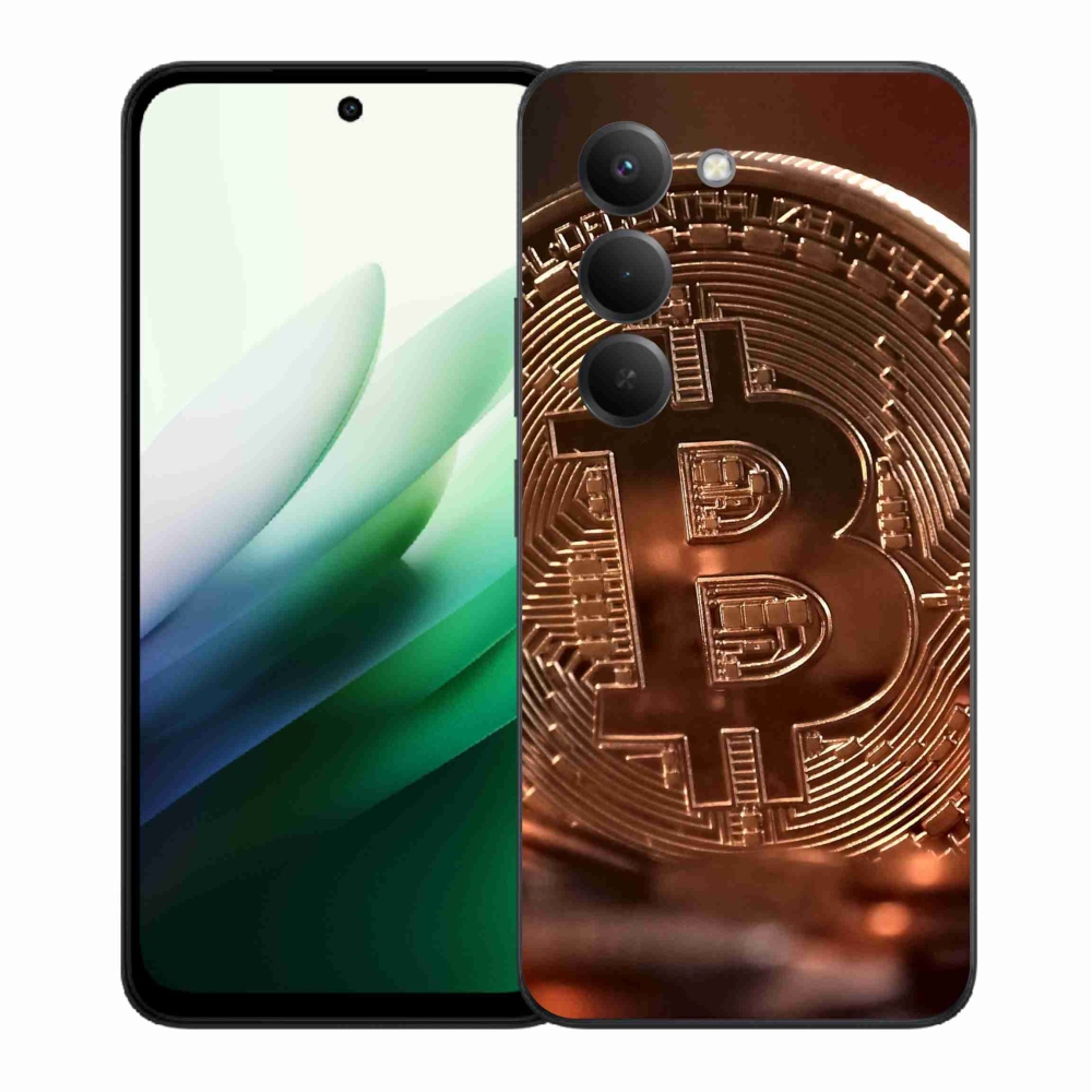 Gelový kryt mmCase na Xiaomi Redmi 15 5G (169mm) - bitcoin