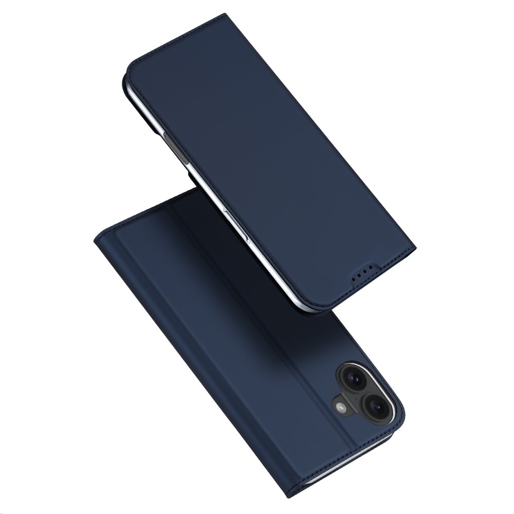 DUX knížkové pouzdro na iPhone 16 - tmavěmodré