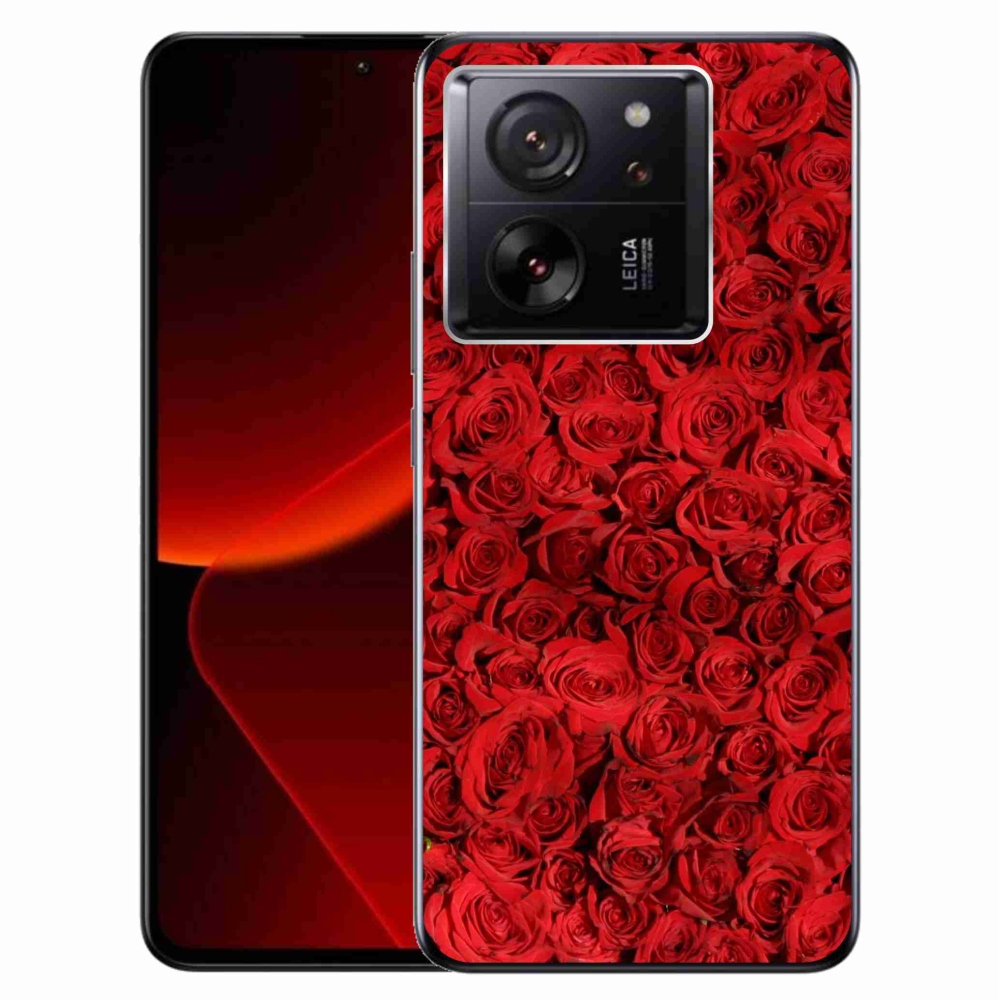 Gelový kryt mmCase na Xiaomi 13T/13T Pro - růže