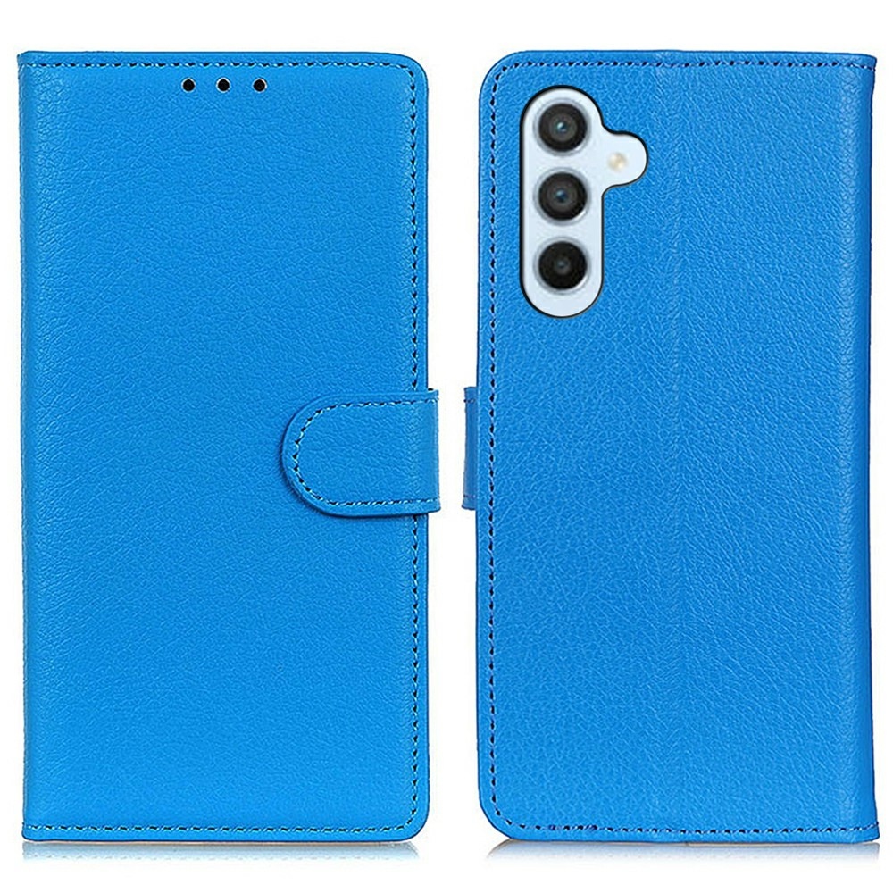 Litchie knížkové pouzdro na Samsung Galaxy A56 5G - modré