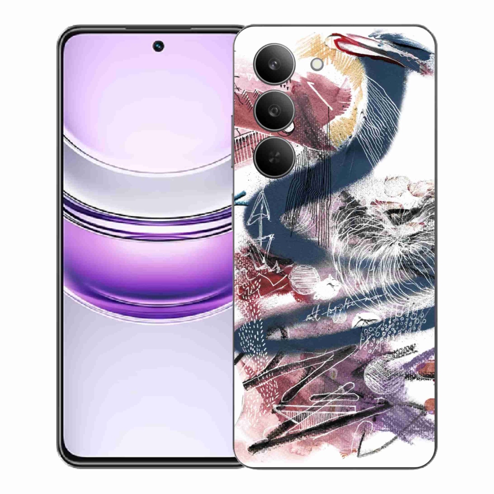 Gelový kryt mmCase na Realme 14x 5G - abstraktní motiv 28