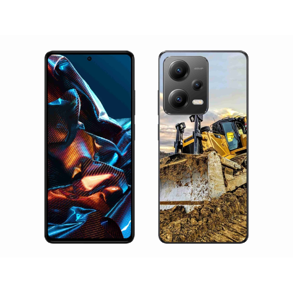Gelový kryt mmCase na mobil Xiaomi Redmi Note 12 Pro 5G - bagr