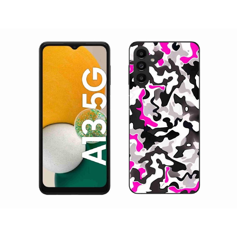 Gelový kryt mmCase na Samsung Galaxy A13 5G - maskáčový vzor 5