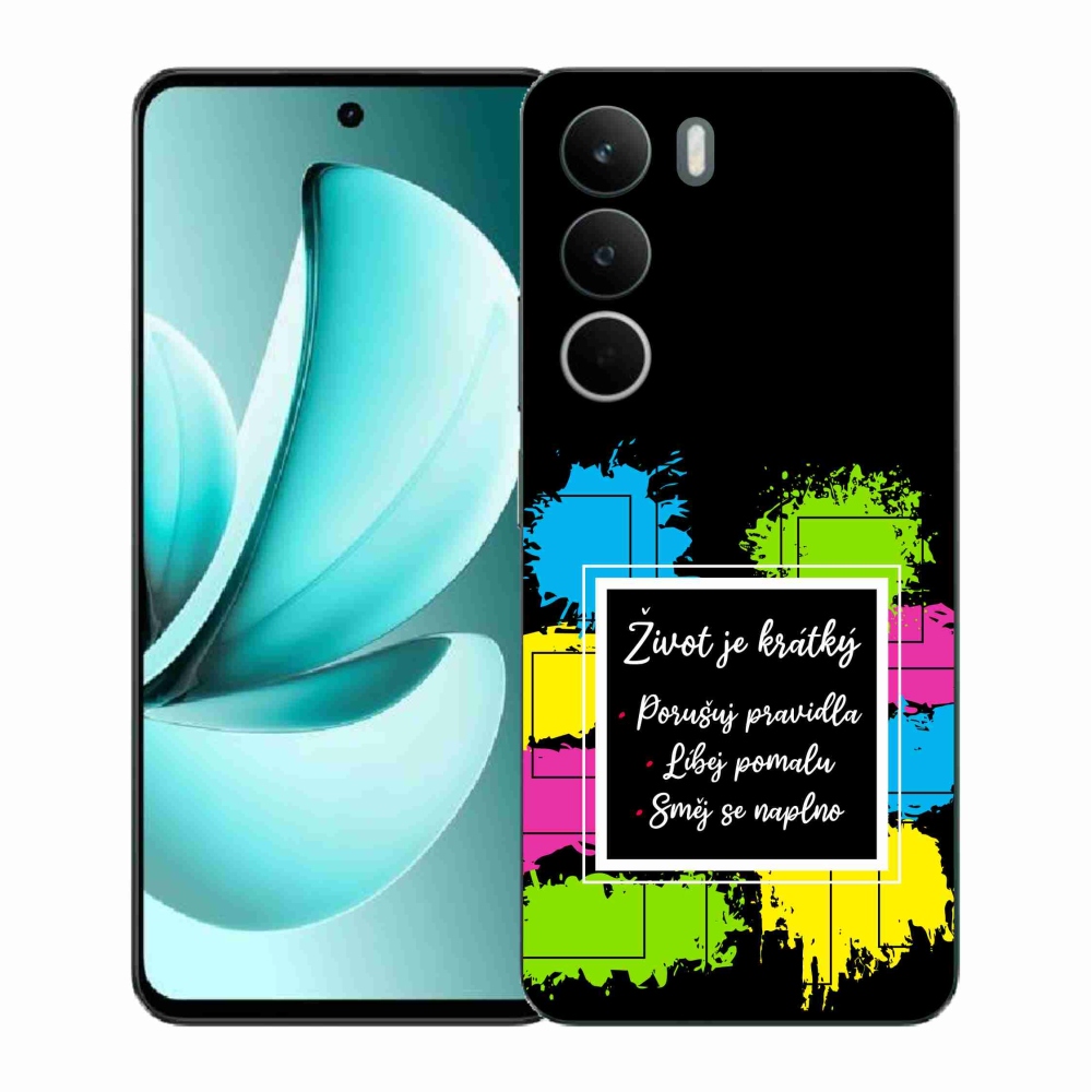 Gelový kryt mmCase na Realme C71 - citát 5 černé pozadí