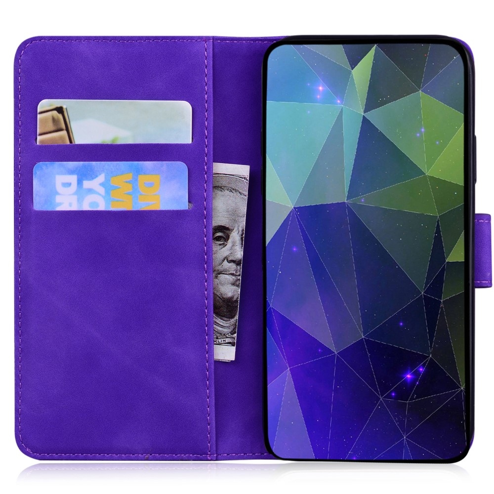 Solid knížkové pouzdro na Realme 12 5G/12x 5G - fialové