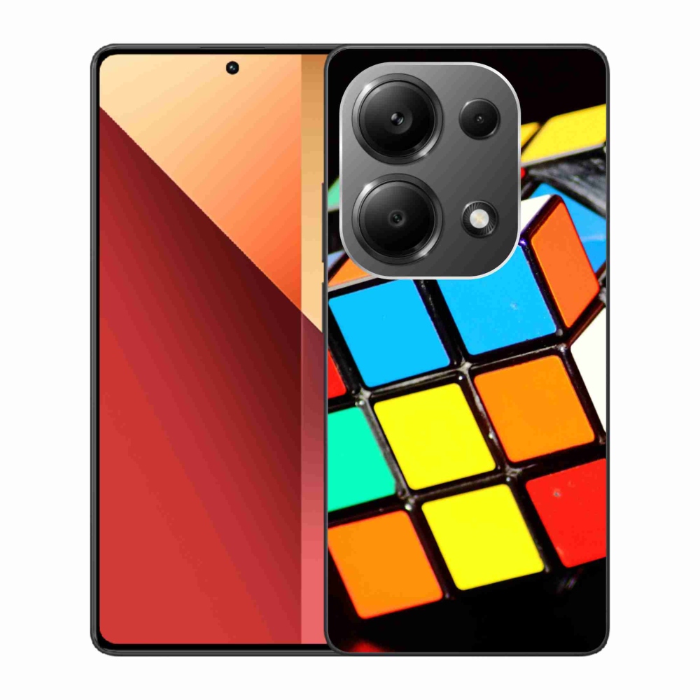 Gelový obal mmCase na Xiaomi Redmi Note 13 Pro 4G/Poco M6 Pro - rubikova kostka