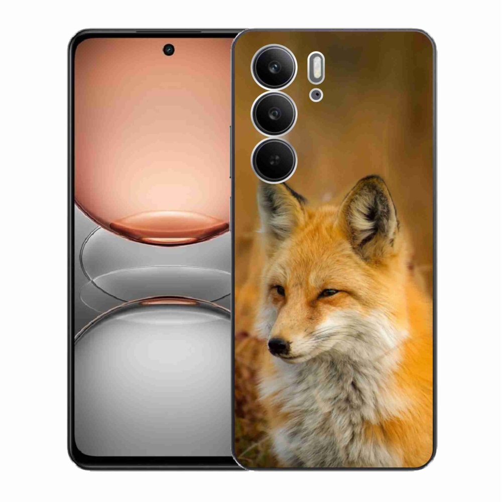 Gelový kryt mmCase na Realme C75 - liška