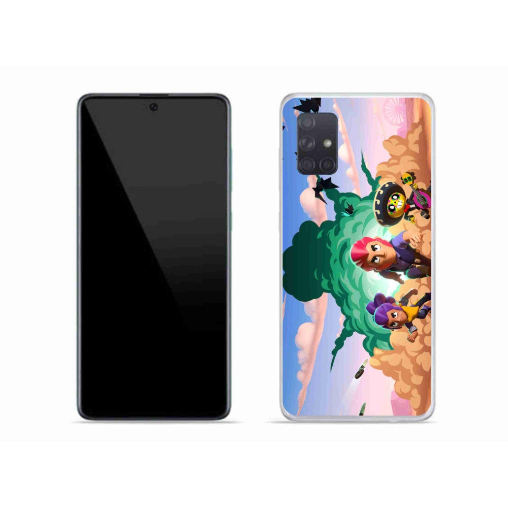 Gelový kryt mmCase na Samsung Galaxy A71 - brawl stars