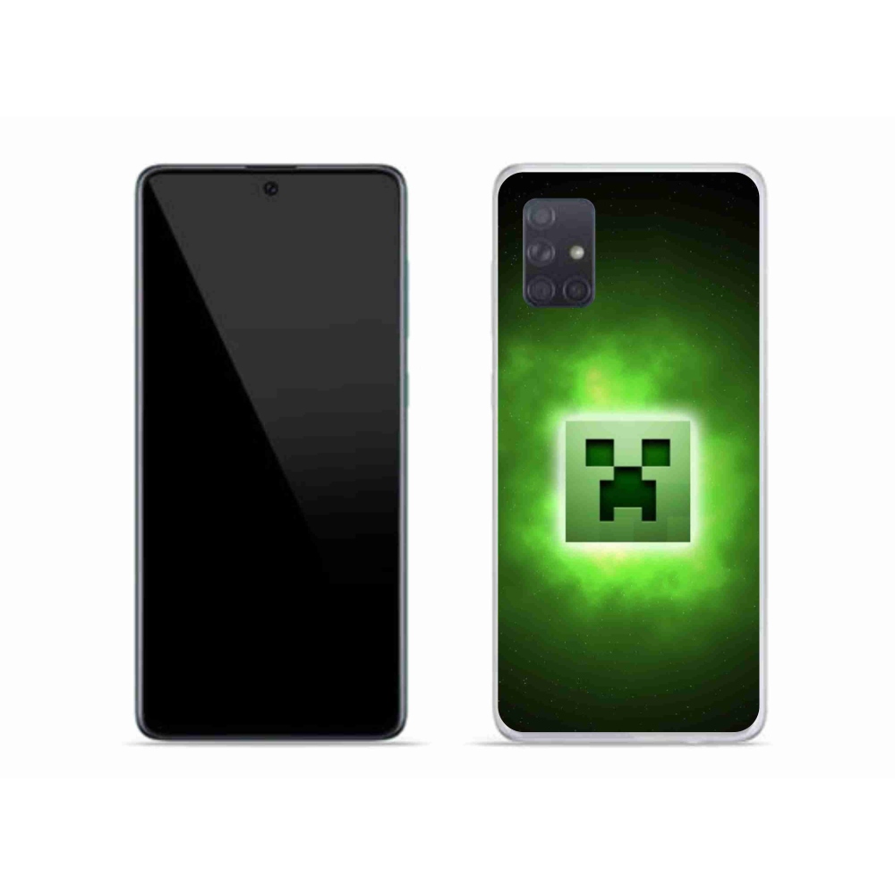 Gelový kryt mmCase na Samsung Galaxy A71 - minecraft