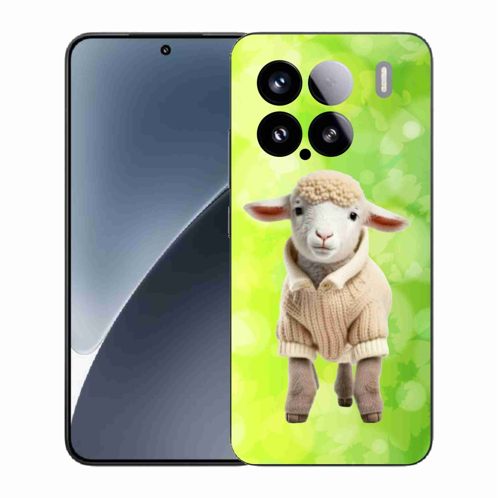 Gelový kryt mmCase na Xiaomi 15 - jehně ve svetru