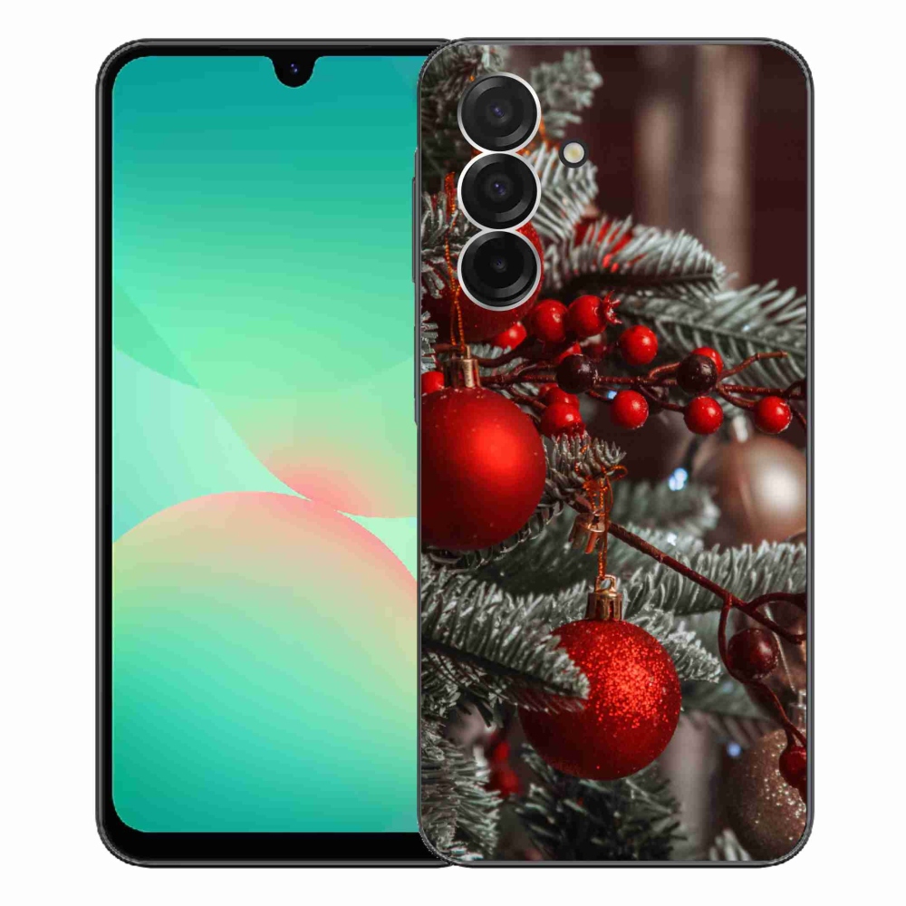 Gelový kryt mmCase na Samsung Galaxy A26 5G - vánoční ozdoby 2