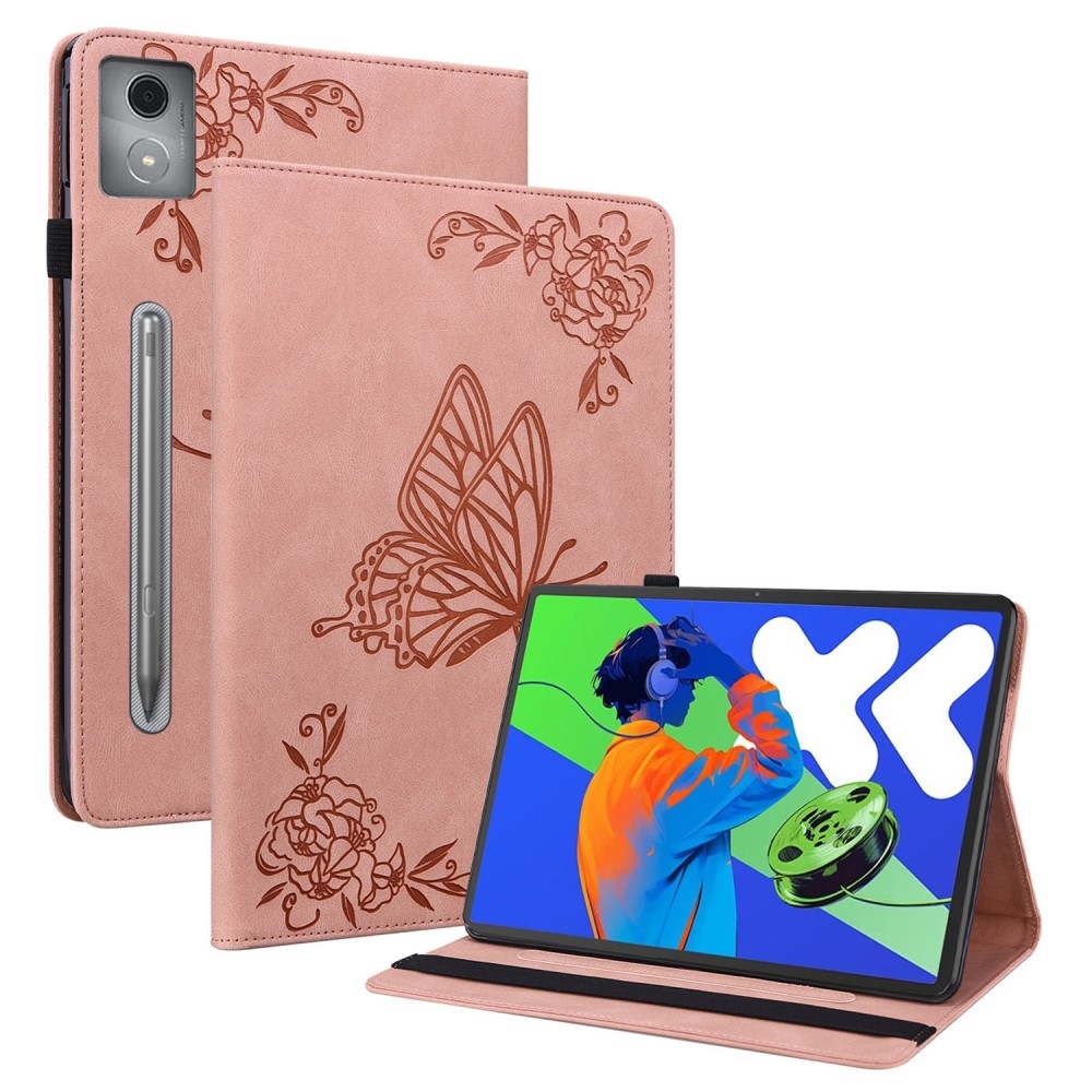 Butterfly zavírací pouzdro na tablet Lenovo Idea Tab Pro 12.7 - růžové