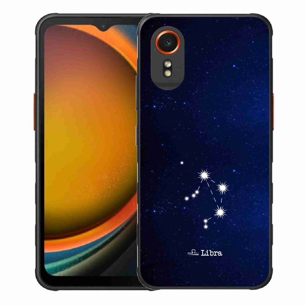 Gelový kryt mmCase na Samsung Galaxy Xcover 7 - souhvězdí Váhy