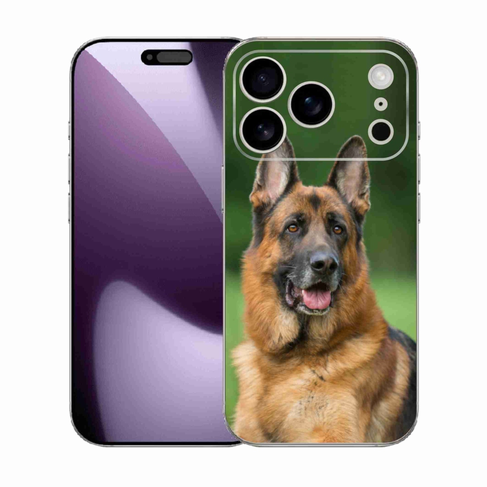 Gelový kryt mmCase na iPhone 17 Pro - německý ovčák