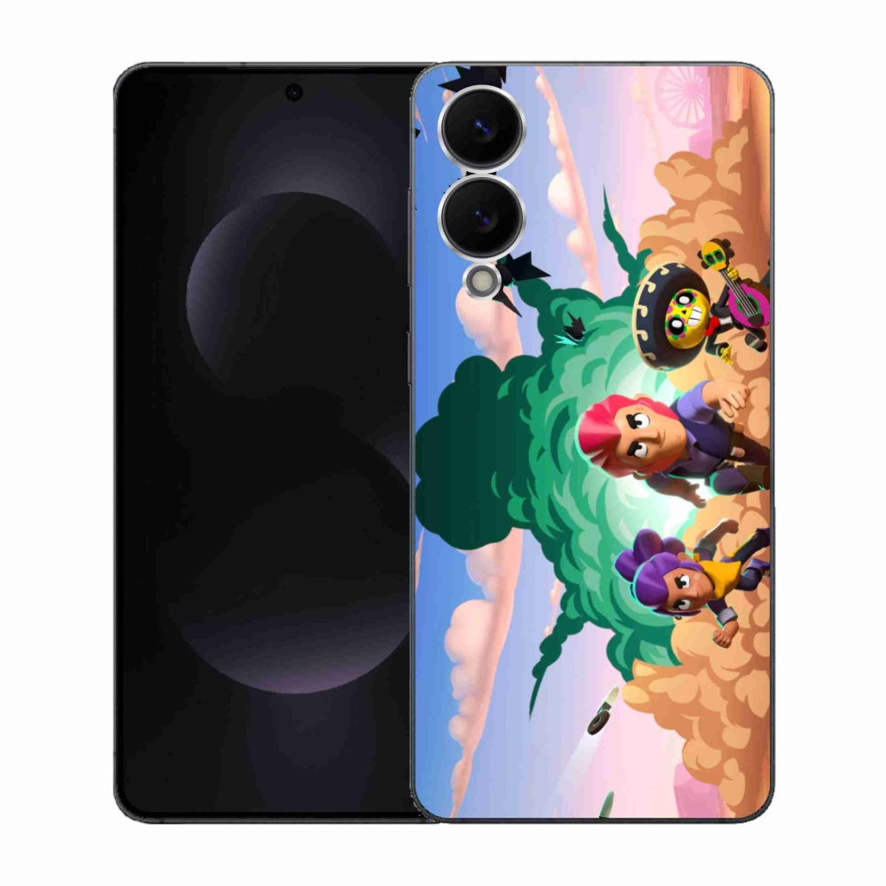Gelový kryt mmCase na Samsung Galaxy S25 Edge - brawl stars