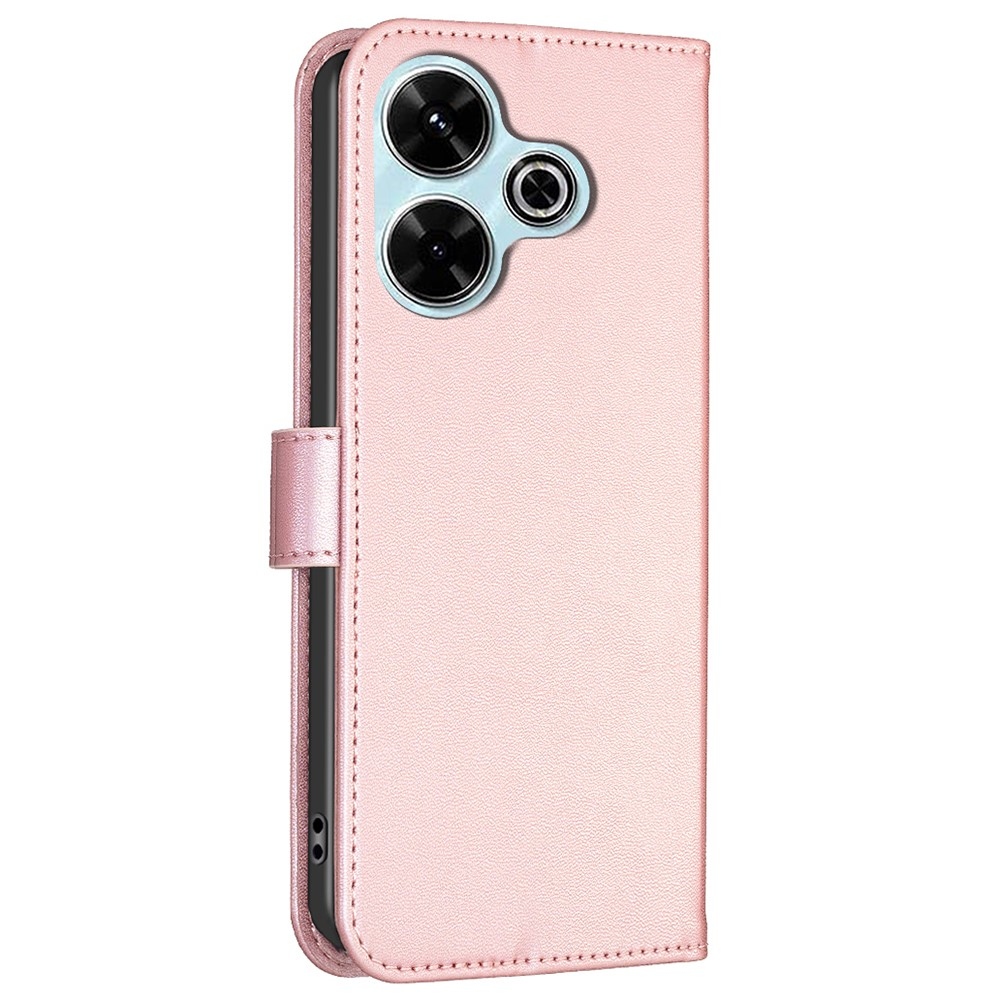 Clover knížkové pouzdro na Xiaomi Redmi 13 4G/Poco M6 4G - růžovozlaté