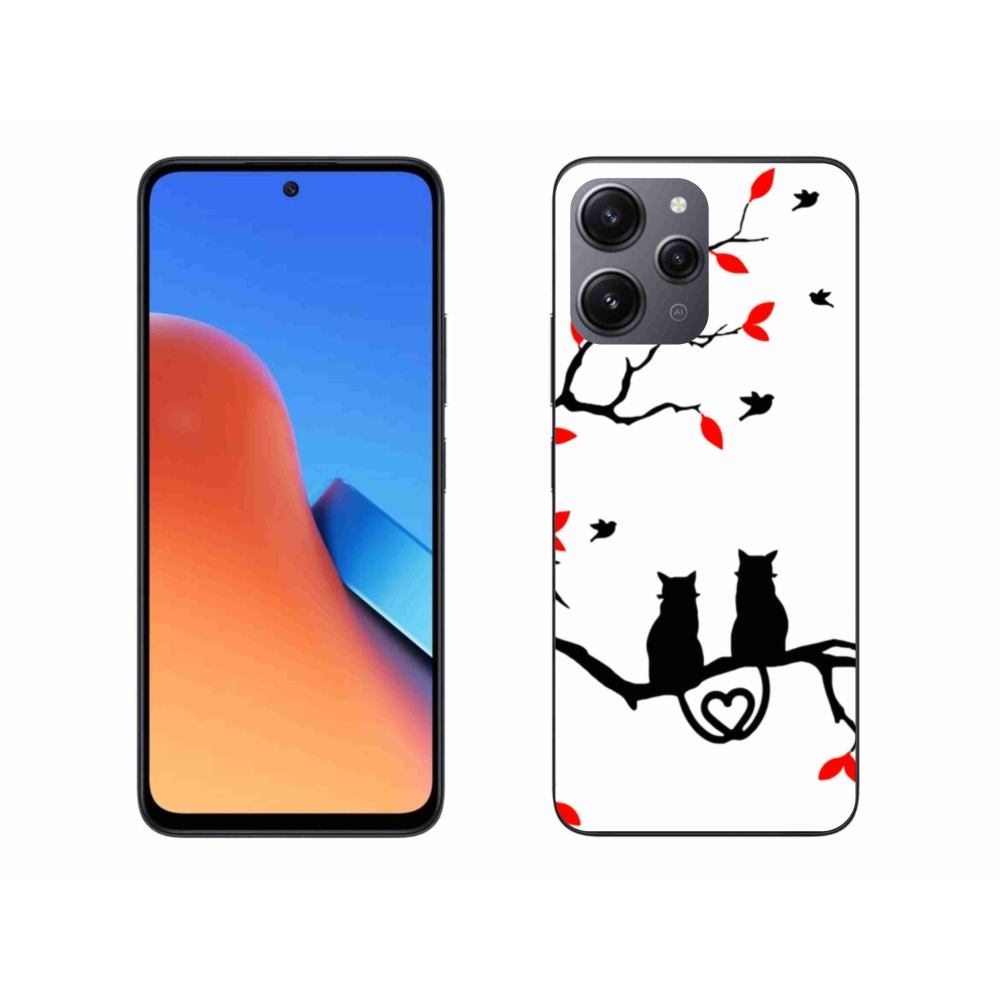 Gelový kryt mmCase na Xiaomi Redmi 12 - kočičí láska