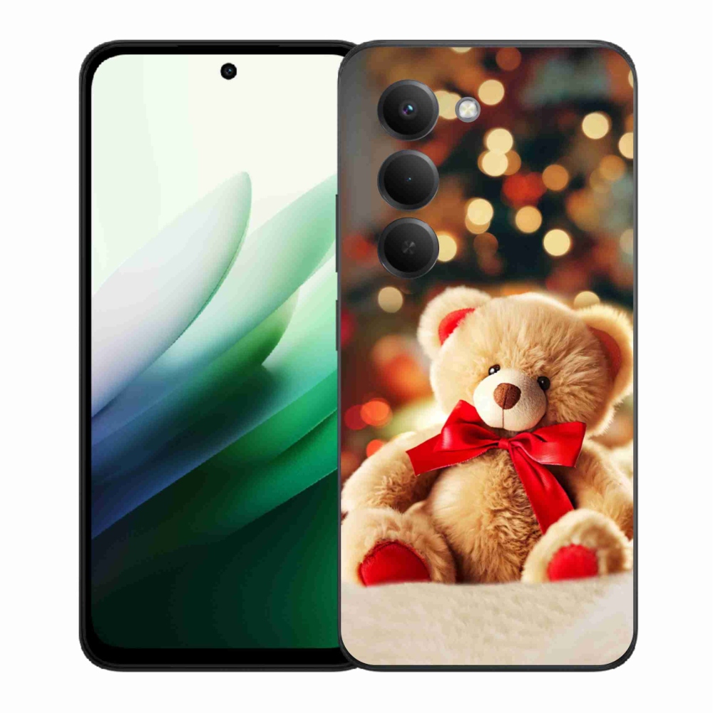 Gelový kryt mmCase na Xiaomi Redmi 15 5G (169mm) - plyšový medvídek