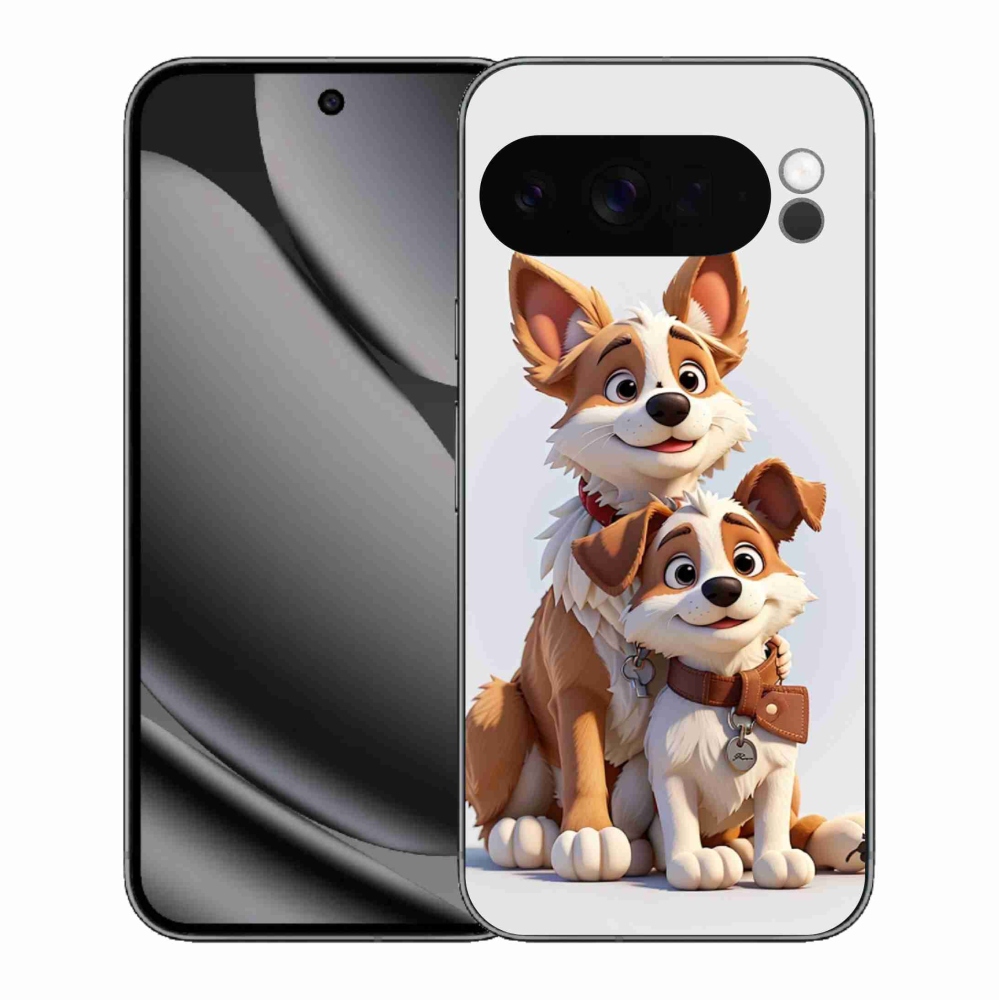 Gelový kryt mmCase na Google Pixel 10 Pro XL - kreslení psi