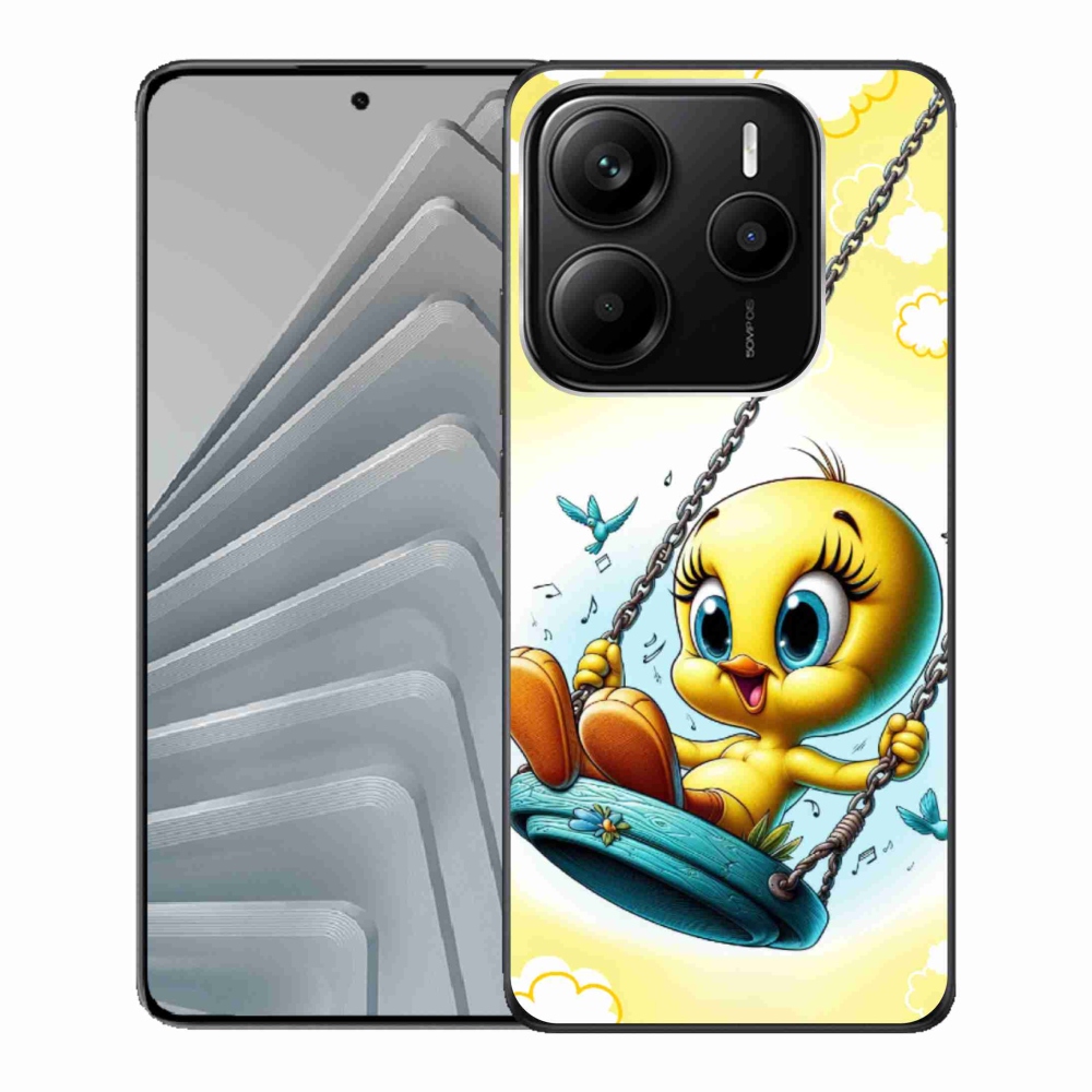Gelový kryt mmCase na Xiaomi Redmi Note 14 5G - tweety
