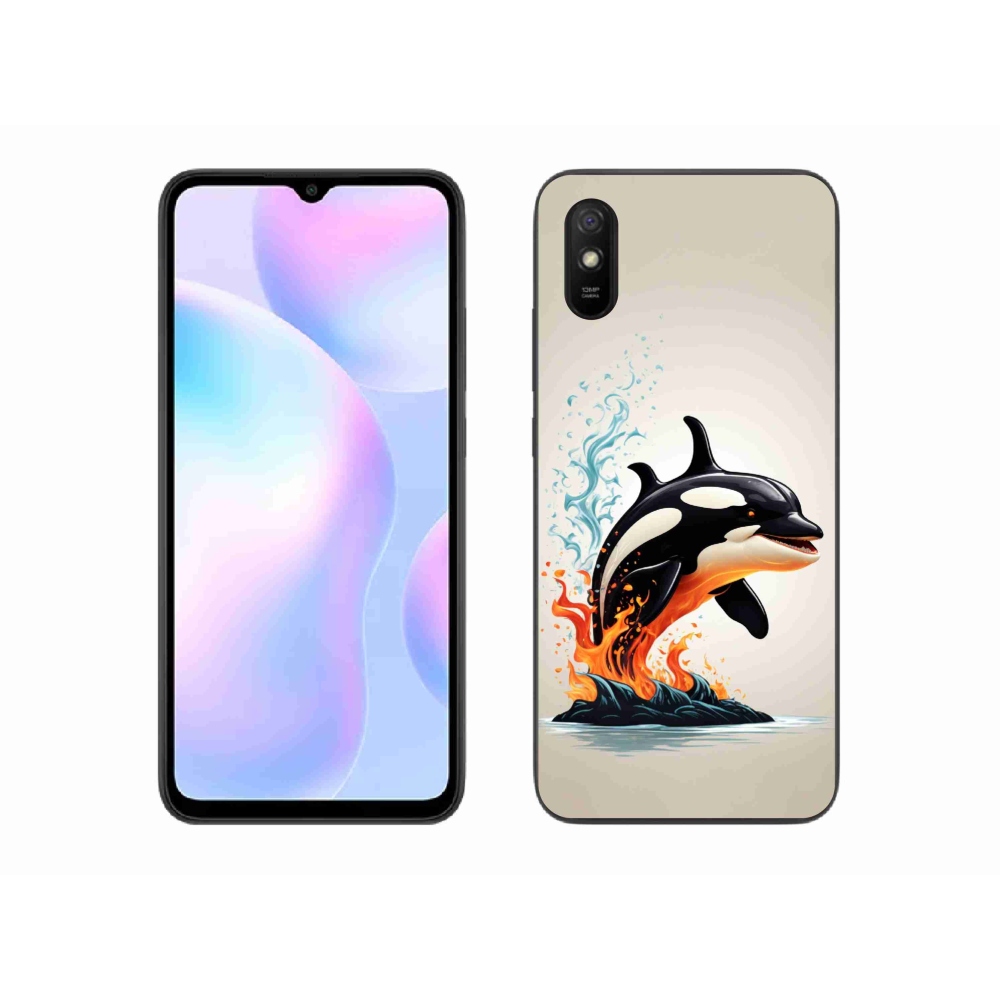 Gelový kryt mmCase na Xiaomi Redmi 9AT - kosatka