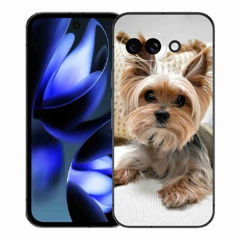 Gelový kryt mmCase na Google Pixel 9a - jorkšír 5